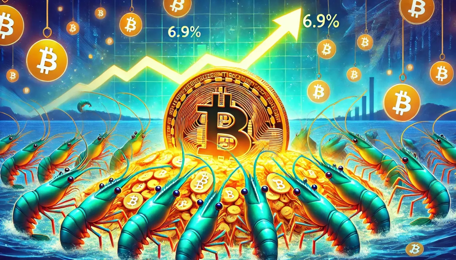 Bitcoin Supply Share Soars to 69 as Shrimps Re enter Market