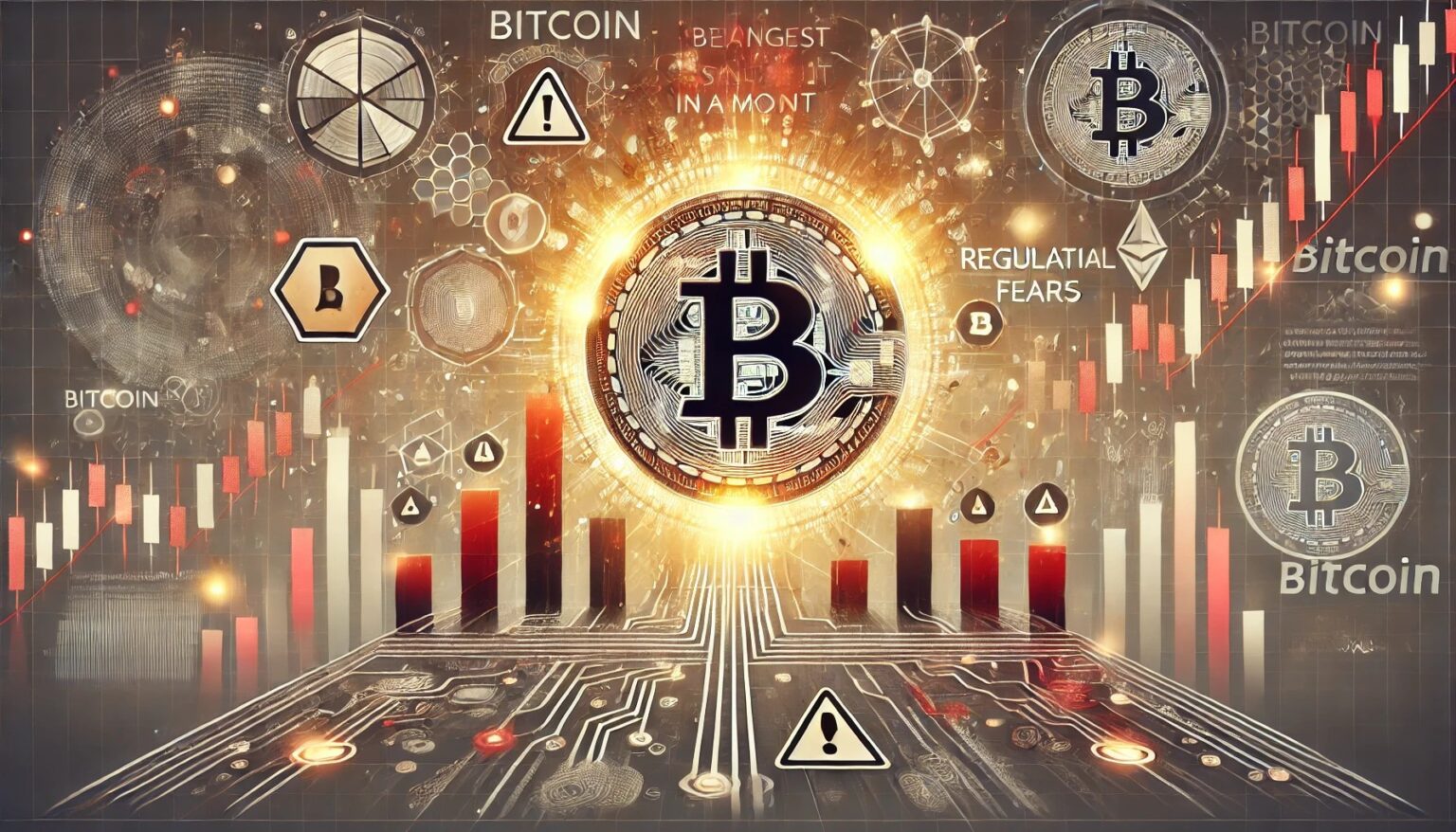 Rising Regulatory Concerns Spur Significant Bitcoin Bearish Trend: BTC Metrics Update Rising Regulatory Concerns Spur Significant Bitcoin Bearish Trend BTC Metrics.28 A professional horizontal digital artwork for an article about Bitcoin fa