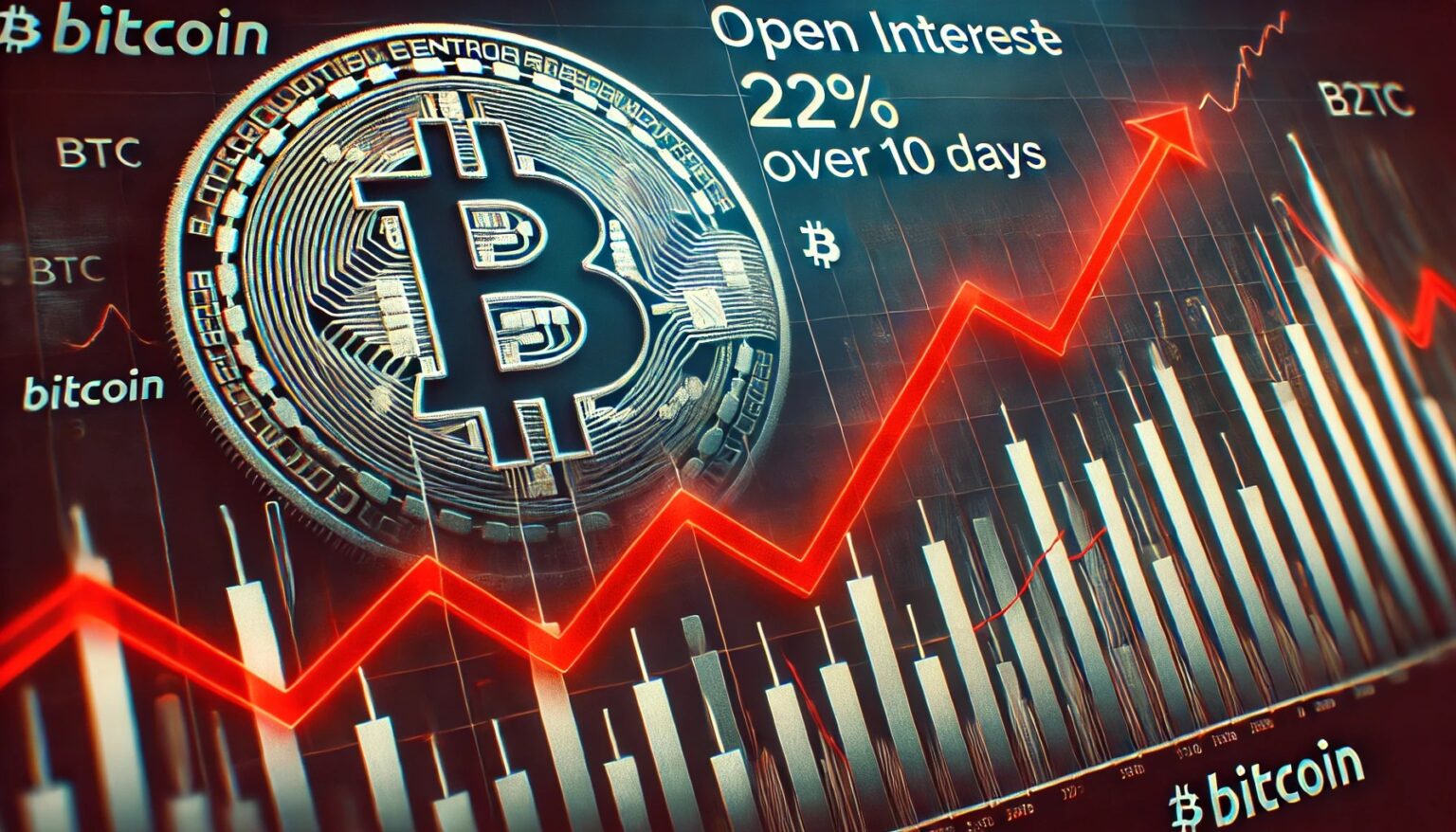 22% Bitcoin Open Interest Dip: Is it Setting the Stage for the Next Huge Leap? 22 Bitcoin Open Interest Dip Is it Setting the Stage.37 A financial themed image illustrating Bitcoin BTC open interest dropping