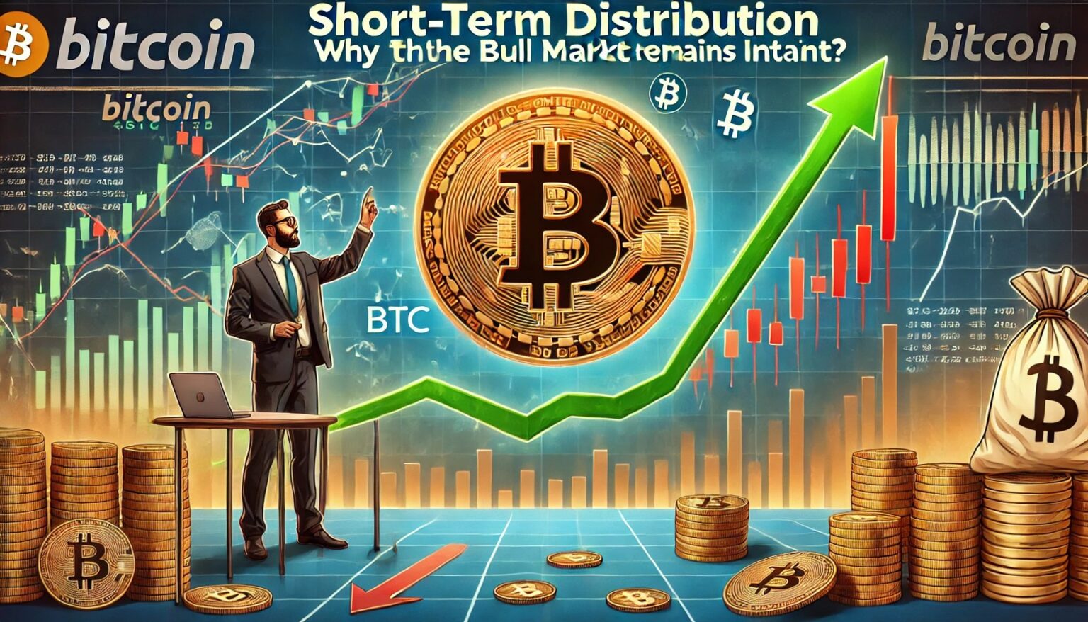 Analyst Sheds Light on Bitcoin’s Healthy Bull Run Despite Short-Term Distribution Analyst Sheds Light on Bitcoins Healthy Bull Run Despite Short Term.17 A financial themed image illustrating Bitcoin BTC facing short term distr