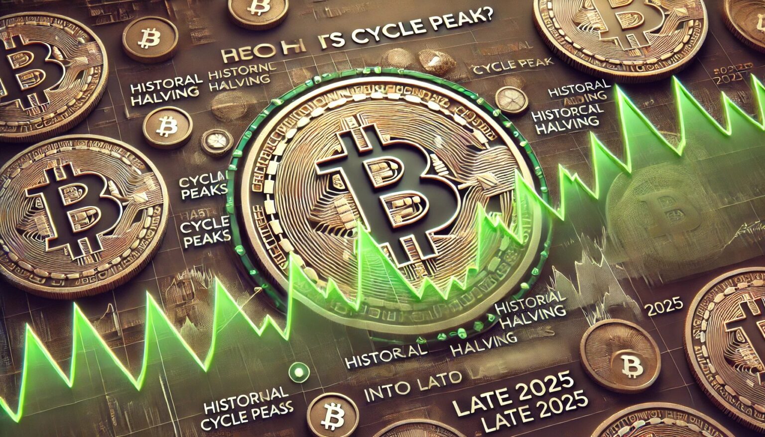 Bitcoin Cycle Peak Is It Here Yet Historical Halving Indicates.17 A financial themed image analyzing whether Bitcoin BTC has reached its cy