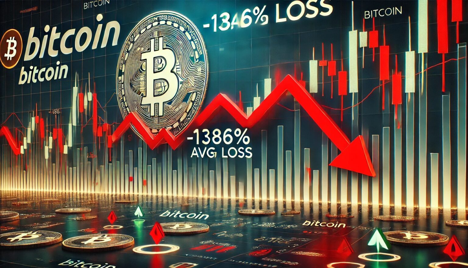 Bitcoin Traders Brace for 14 Loss Signs of Decreasing Sell off.18 A financial themed image showing Bitcoin BTC traders facing an average lo