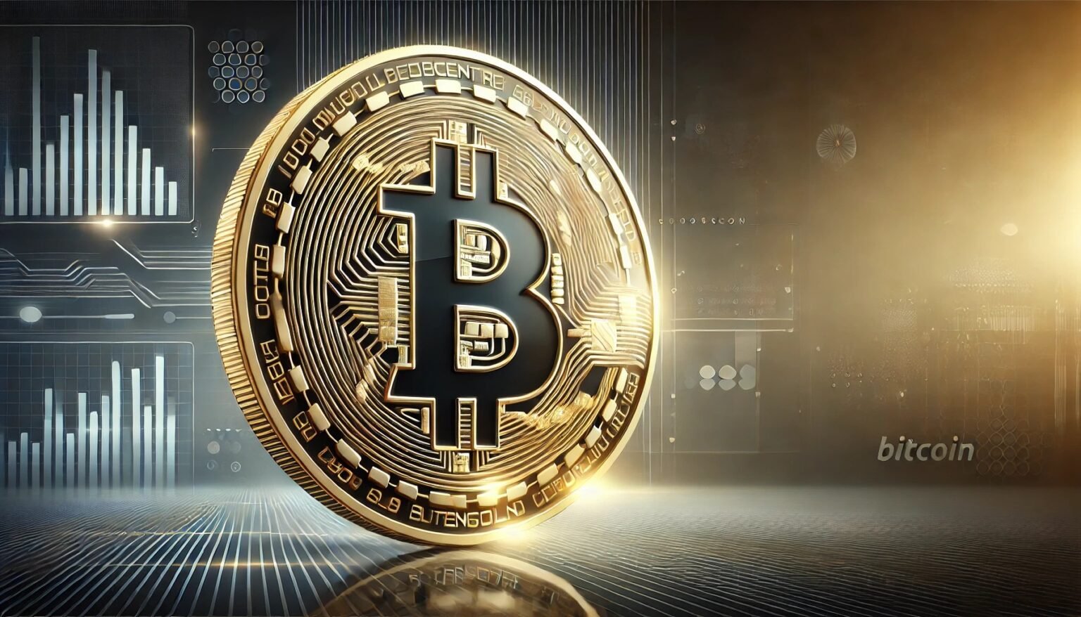 Expert Challenges IMF’s Assertion of Bitcoin as ‘Digital Gold’ Expert Challenges IMFs Assertion of Bitcoin as Digital Gold.03 A wide image of a large shiny golden Bitcoin coin prominently centered ag