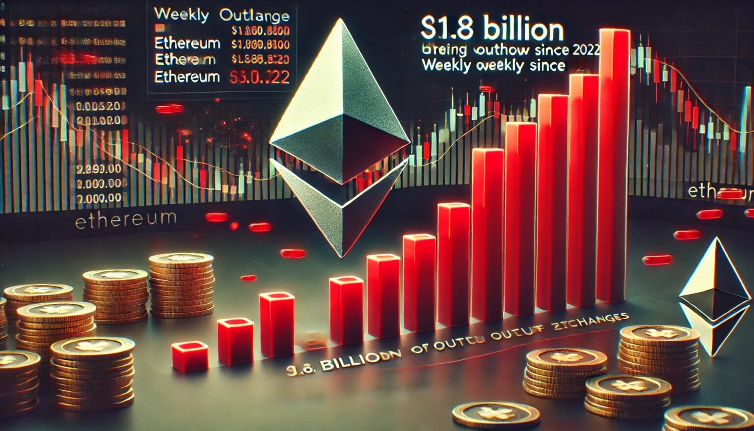 Record Breaking 18B Ethereum Outflow From Exchanges Biggest Since 2022.8 billion worth of Ethereum ETH b