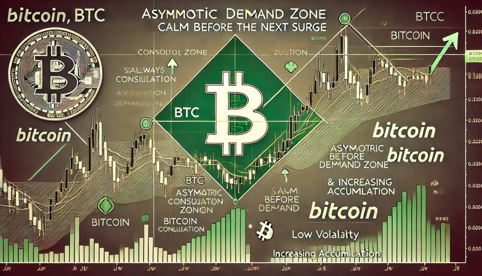 Bitcoin Market Moves to Uneven Demand Territory Prelude to a.16 A financial themed image illustrating Bitcoin BTC entering an asymmetric
