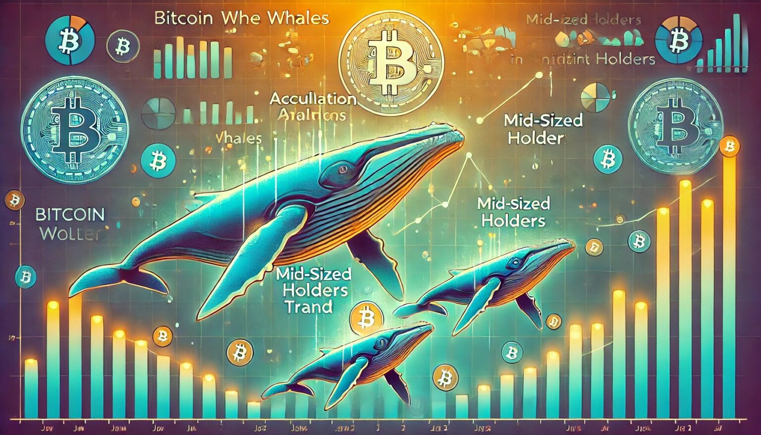 Bitcoin Whales on Buying Spree; Mid-Sized Holders Show Shift Bitcoin Whales on Buying Spree Mid Sized Holders Show Shift.21 A financial themed image showing Bitcoin BTC whales continuing a strong a