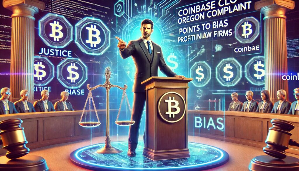 Coinbase CLO on Oregon Complaint: Biased, Profiting Law Firms Coinbase CLO on Oregon Complaint Biased Profiting Law Firms