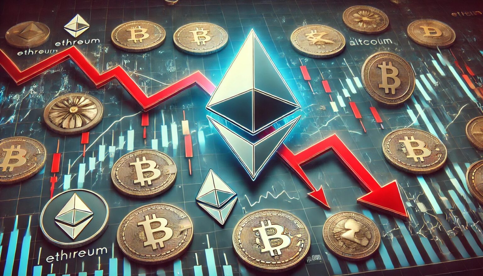 Ethereum’s Market Impact Grows Amid Rising Altcoin Correlation Ethereums Market Impact Grows Amid Rising Altcoin Correlation.46 A financial themed image illustrating Ethereum ETH leading a market wide