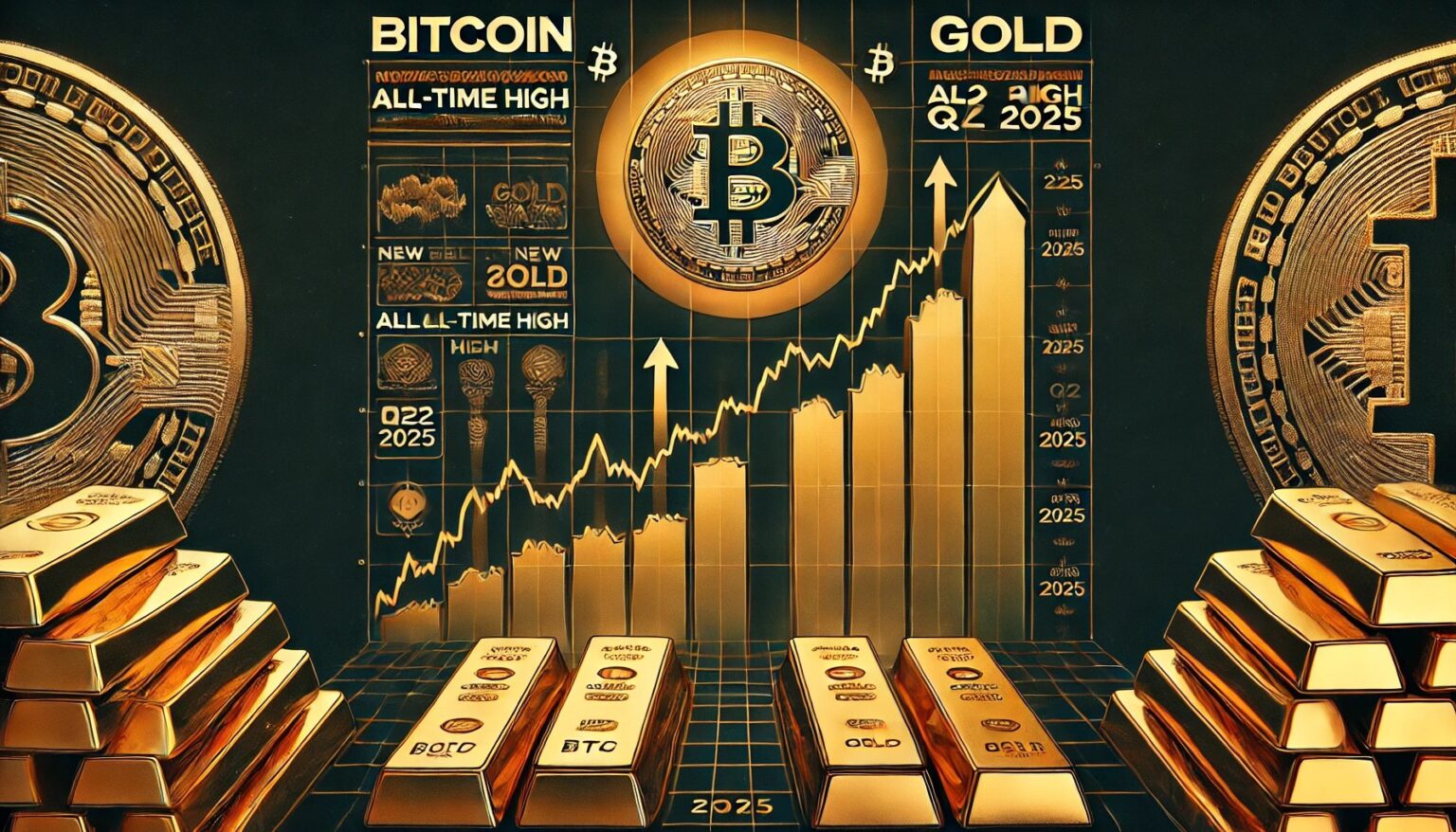 Bitcoin’s Path to New ATH: Echoing Gold’s Breakout! Bitcoins Path to New ATH Echoing Golds Breakout.16 A financial themed image showing Bitcoin BTC mirroring golds historical b