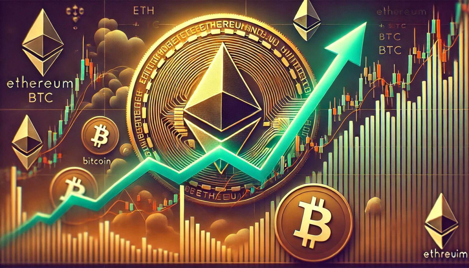 Ethereum Surpasses Long-Term Downtrend Against Bitcoin Ethereum Surpasses Long Term Downtrend Against Bitcoin.52 A financial themed image showing Ethereum ETH breaking out of a multi yea