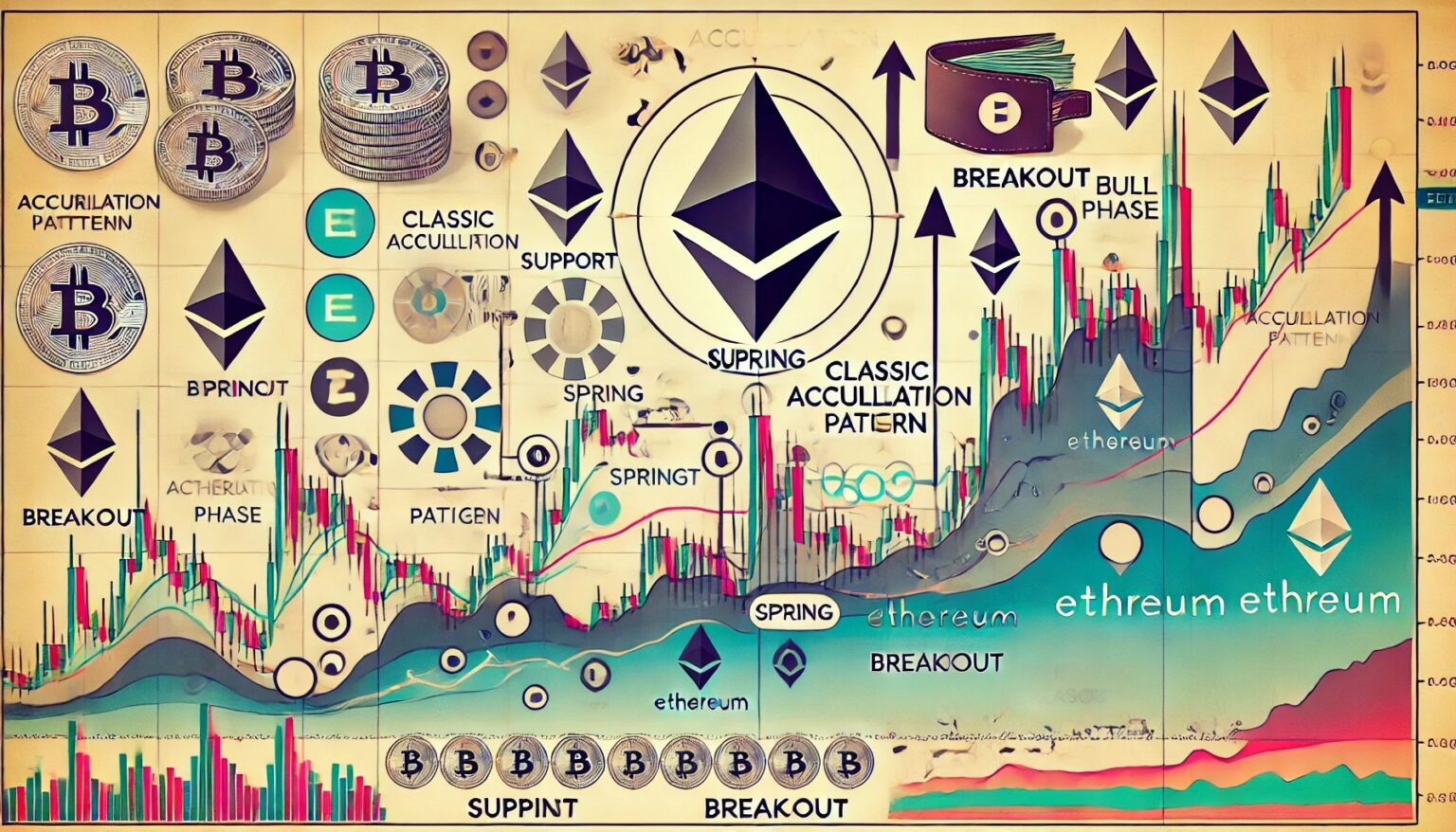 Ethereum’s Bull Phase on Horizon: Wyckoff Accumulation Validated? Ethereums Bull Phase on Horizon Wyckoff Accumulation Validated.14 A financial themed image showing Ethereum ETH forming a classic Wyckoff a