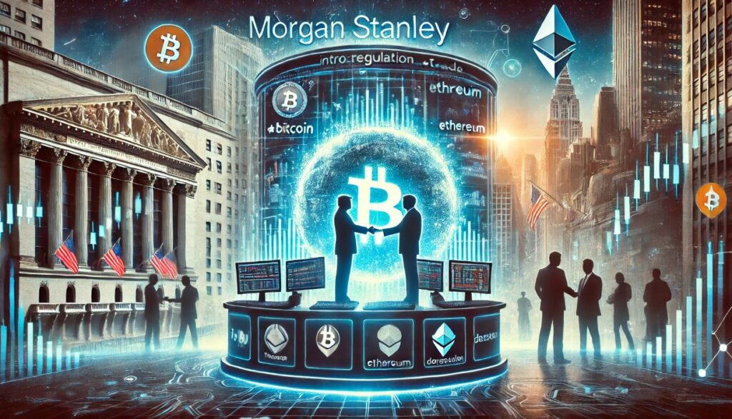 Morgan Stanley Launches E*Trade Crypto Trading Post-Deregulation Morgan Stanley Launches ETrade Crypto Trading Post Deregulation