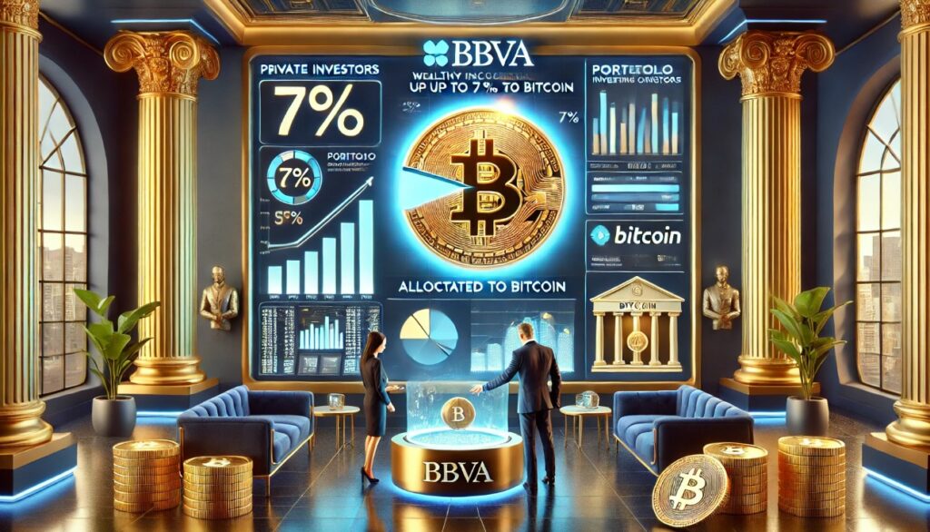 BBVA Recommends Wealthy Invest 7 in Bitcoin