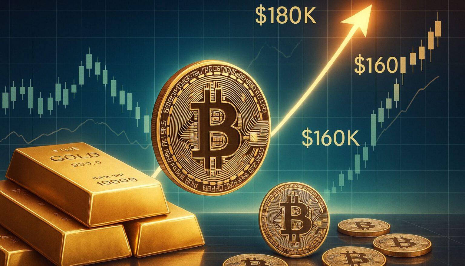 Bitcoin Predicts Golds Route Analyst Eyes 160K 180K Cycle Peak