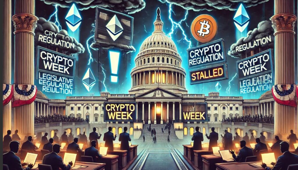 Crypto Week in Peril: Legislative Barriers Stall Regulation Bills Crypto Week in Peril Legislative Barriers Stall Regulation Bills