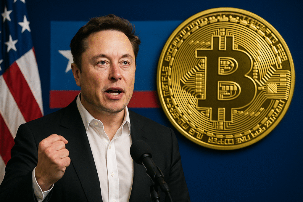 Elon Musk Bitcoin to Anchor America Party Fiat Is Hopeless