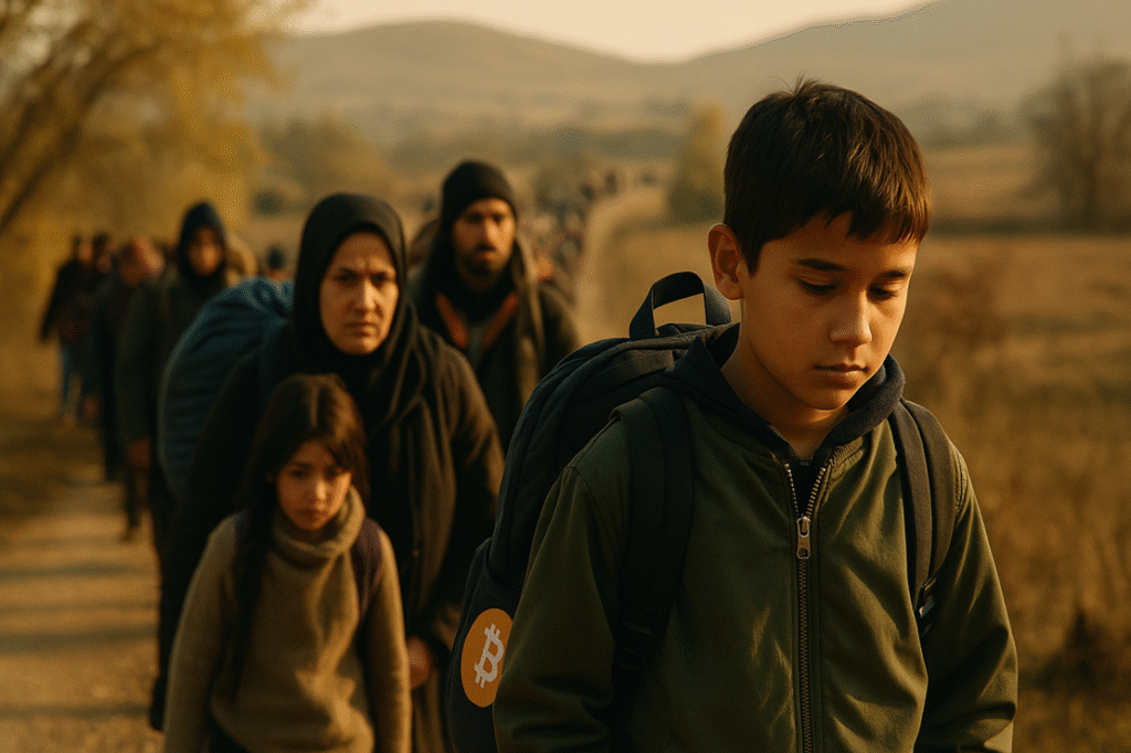 Millions to Embrace Bitcoin by 2035 as Refugee Solution