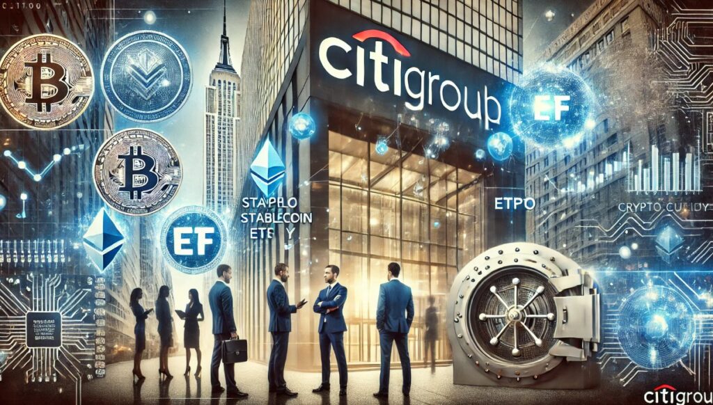 Citigroup Plans Stablecoin & Crypto ETF Custody Citigroup Plans Stablecoin Crypto ETF Custody