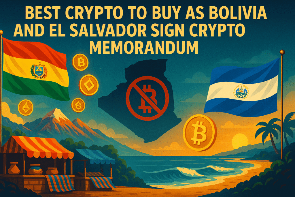 Top Cryptos to Invest in After Bolivia & El Salvador Pact Top Cryptos to Invest in After Bolivia El Salvador