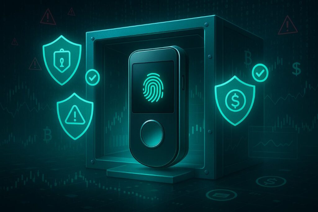 Unlock Biometric Security & Instant Scam Alerts with D’CENT Unlock Biometric Security Instant Scam Alerts with DCENT