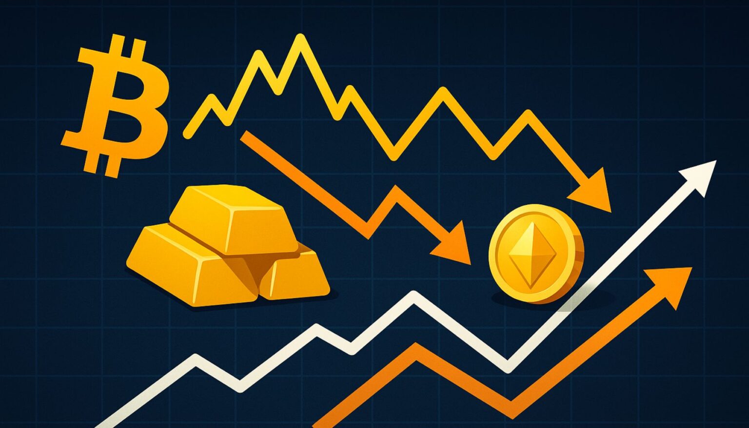 Bitcoin-Gold Link Signals Cautious Market Mood Bitcoin Gold Link Signals Cautious Market Mood