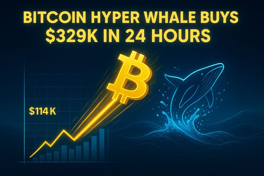 Bitcoin Soars to 114K Amid Bull Run Whale Buys 329K