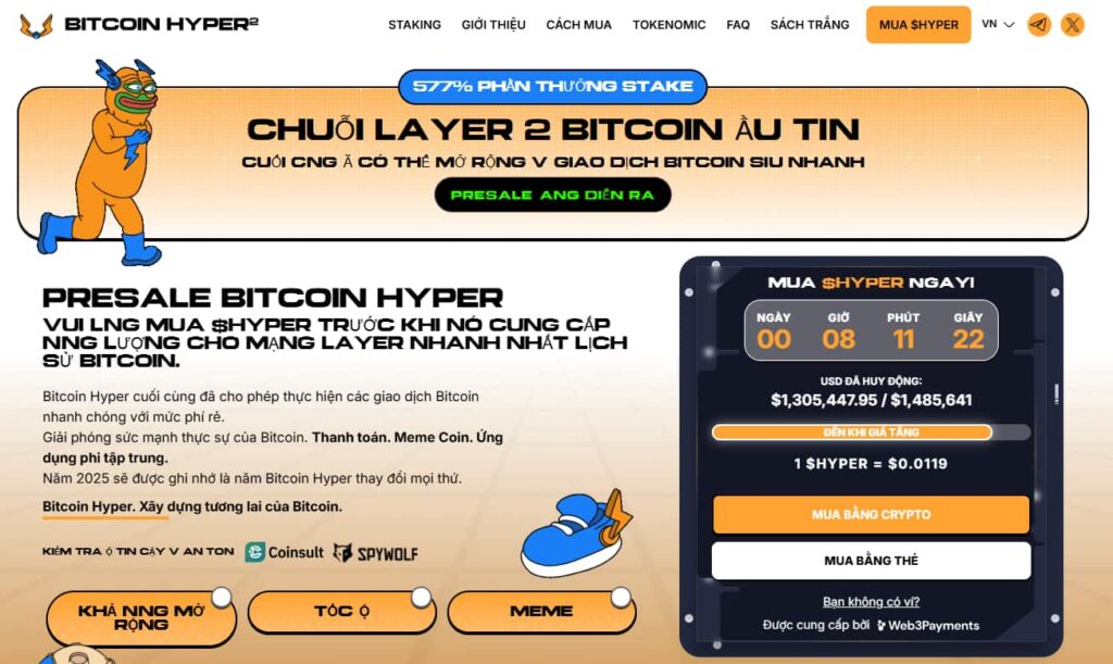 Cá voi crypto chuyển từ Shiba Inu sang Bitcoin Hyper Ca voi crypto chuyen tu Shiba Inu sang Bitcoin Hyper