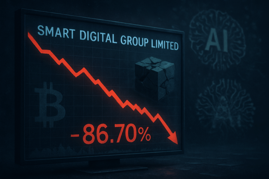 Crypto Crash Erases 87 of Smart Digital Groups Value