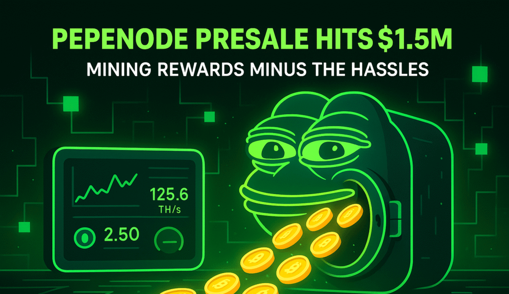 PEPENODE Soars Over 15M Presale Amidst Crypto Mining Crisis
