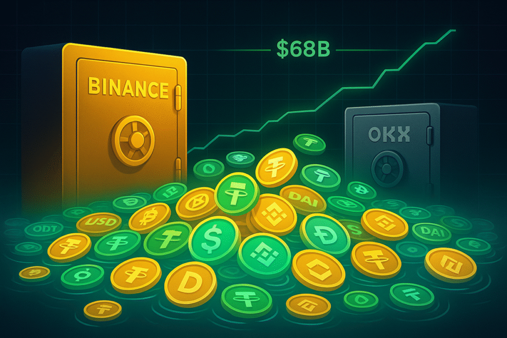 Record 68B Stablecoin Liquidity 67 Dominates Binance