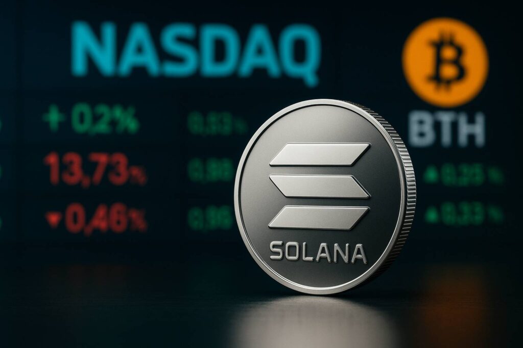 Solana Surge NASDAQ Entry Boosts Other Cryptos