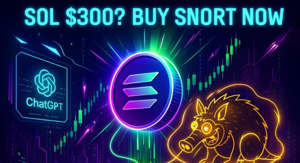 Solana Targets 300 by 2026 Snorter Token Presale Gains Buzz