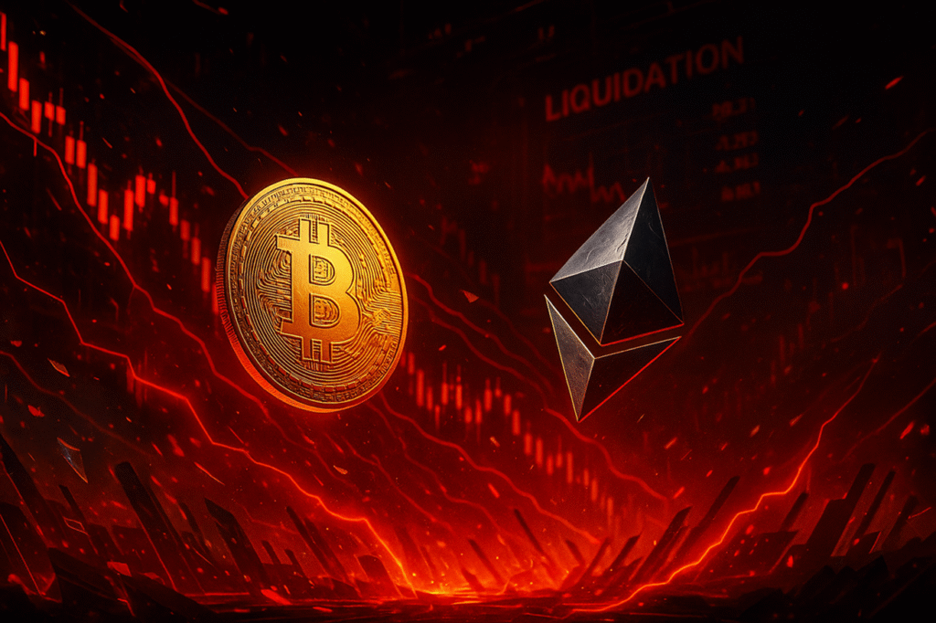 $1.2B Crypto Liquidations as Bitcoin, ETH Dive 12B Crypto Liquidations as Bitcoin ETH Dive