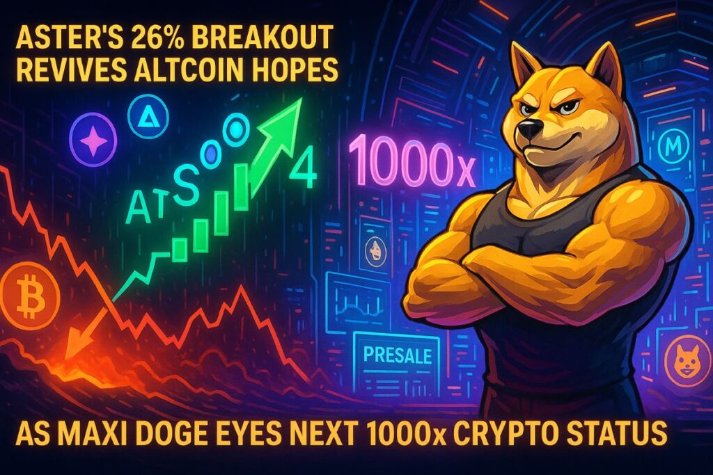 Aster Soars Amid Market Slump Is Maxi Doge the Next