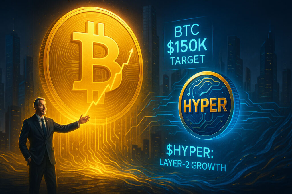 Michael Saylors 150K Bitcoin Forecast HYPER a Top Altcoin